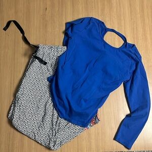 PJ set Petite Medium Blue Summer/Spring Set with Pockets